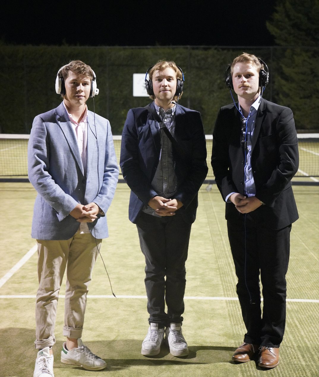 Live commentary team for the Final